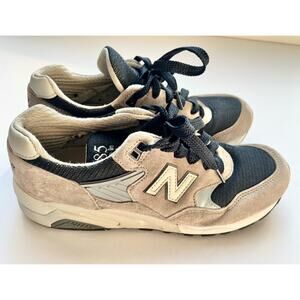 NEW BALANCE mens sz 9.5 M58mgr gray suede Rollbar EUC